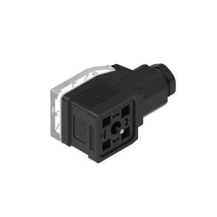 Hirschmann Konektor pro solenoidy podle normy DIN 43650, řada: GDME, Šroubová svorka Vnitřní, IP65, 230 V ac, 230V dc