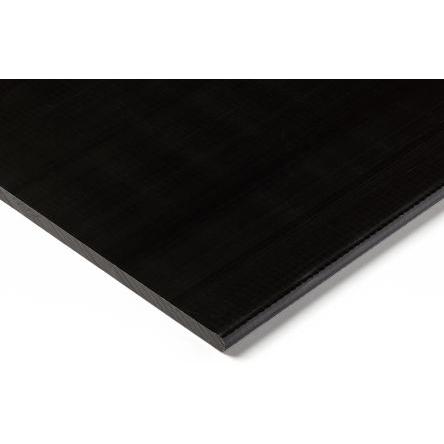 RS PRO Plastová deska, POM barva Černá, délka: 500 mm, šířka: 300mm, tloušťka: 8 mm