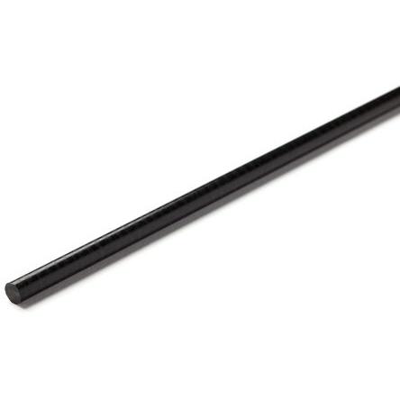RS PRO Acetalová tyč Černá, délka: 1 m x 30 mm v prům.