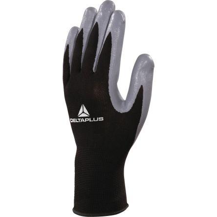 Delta Plus Pracovní rukavice Černá, Šedá EN 388:2016+A1:2018, EN ISO 21420:2020 Polyester Ano Ano Ano Nitril 9 VE712GR