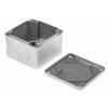 RS PRO Pouzdro, řada: RS PRO IP65 Nestíněný barva Šedá barva Šedá Odlévaný hliník 87 mm 61 mm 87 mm Neopren