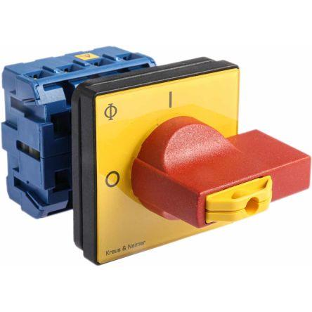 Kraus & Naimer Oddělovací (hlavní) vypínač, rozsah: KG 4pólový Montáž do panelu IP65 25A 5.5 W