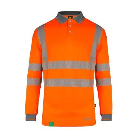 Beeswift EWCPKLS Oranžová Unisex Reflexní tričko s límečkem L