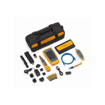 Tester síťových kabelů Tester sítí, číslo modelu: LIQ-KIT-VFL-FBRLRT Fluke Networks RJ45, RJ11