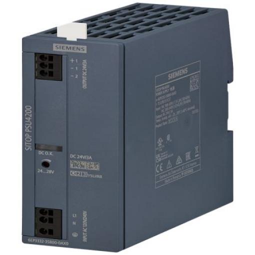 Siemens Napájecí zdroj na lištu DIN SITOP PSU4200 24 V/3 A, počet výstupů: 1 Lišta DIN 264V ac 3 A St. 24V dc DC