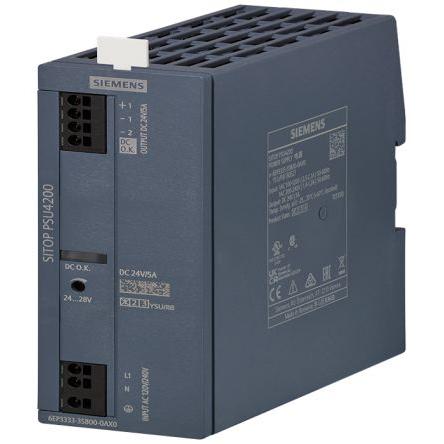 Siemens Napájecí zdroj na lištu DIN SITOP PSU4200 24 V/20 A, počet výstupů: 1 Lišta DIN 264V ac 5 A St. 24V dc DC 120 W