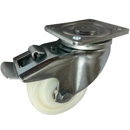 RS PRO Brzděné otočné 500 kg 100 mm, Nylon