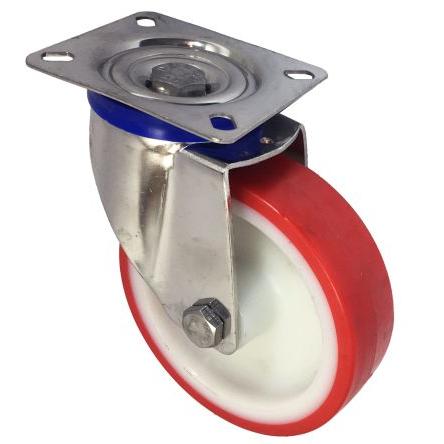 RS PRO Otočné 150 kg 100 mm, Polyuretan