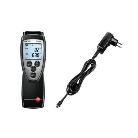 Testo Monitor kvality vzduchu, číslo modelu: testo 315-3 Protokolování dat, Baterie, rozsah teploty: 40 °C, rozsah