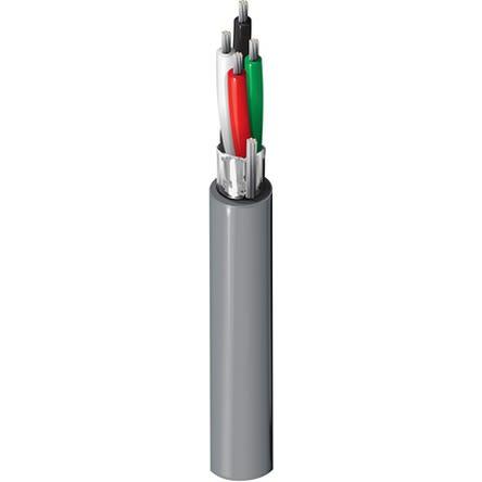 Datový kabel, řada: 9534 2 párů v balení, Polyvinylchlorid, 300V 0.2 mm² Belden 152 m, Stříbrná