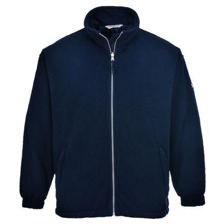 Flísová bunda Unisex, SC: L, Tmavomodrá, 100% polyester Přední zip Portwest, řada: F285, EUR: F285 EN 14058 Class 1