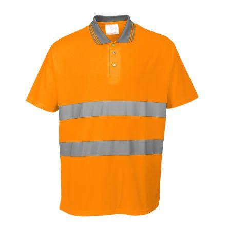 Portwest S171 Oranžová Unisex Reflexní tričko s límečkem S171