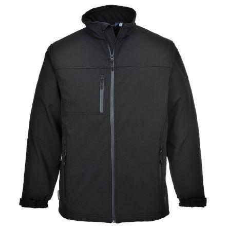 Portwest Bunda Softshell pánská, SC: M, Černá, Zelená, Bílá, Žlutá Vzdušné, Vodotěsný, řada: TK50 No