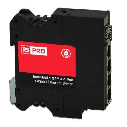 Ethernetový přepínač, model: RS-584 5portový 1000Mbps RS PRO Neřízený