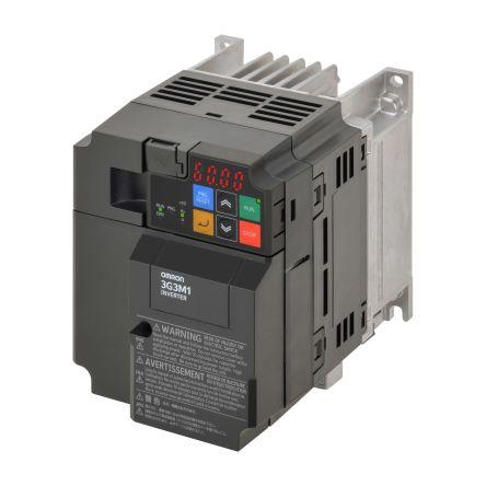 Pohon s proměnnými otáčkami, řada: M1 1.1 kW 3 590Hz 400V ac IP20 Omron 4.1 A