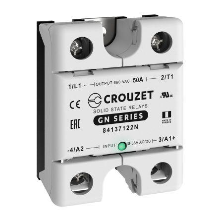 Crouzet Polovodičové relé 50 A Chladič 660 V ac GN 36V ac
