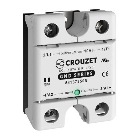 Crouzet Polovodičové relé 10 A Chladič 200 V ac GND 32V dc