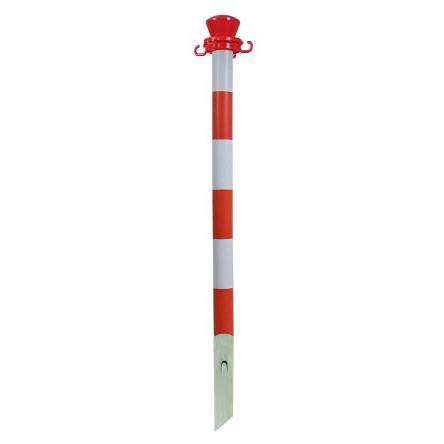54 mm, Bílá, Červená, Červená Plastové Ø 50 mm výška 1 m, šířka: 1m Viso