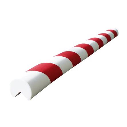 Chránič rohu, Bílá, Červená, délka: 750 mm, průměr: 40 mm, šířka: 40mm Viso