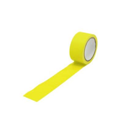 Výstražná páska, Žlutá Polyvinylchlorid 0.15 mm 50mm, délka: 33 m RS PRO