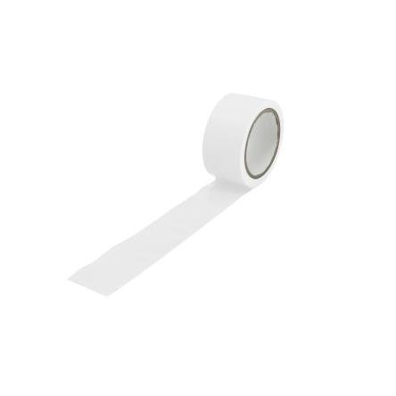 Výstražná páska, Bílá Polyvinylchlorid 0.15 mm 50mm, délka: 33 m RS PRO