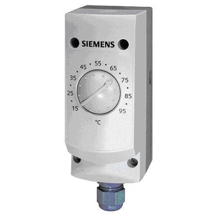 Siemens Modul regulace teploty, řada: S55700 Nástěnná montáž, 95 °C, 15 °C 24V ac, typ řízení: Teplotní regulace