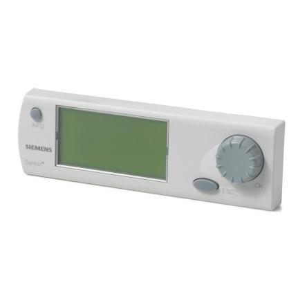 Sada pro montáž na lištu DIN, Modul displeje, pro použití s: Řídicí jednotky Synco 700 Siemens