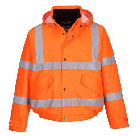 Portwest S463 Oranžová Unisex Reflexní plášť bomber L