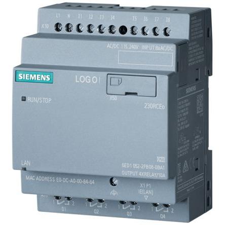 Logický modul řada LOGO!, výstup: Relé Lišta DIN Siemens 8, typ vstupní: Digitální