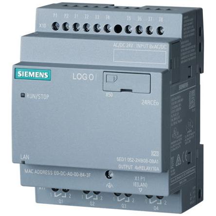 Logický modul řada LOGO!, výstup: Relé Lišta DIN Siemens 8, typ vstupní: Digitální
