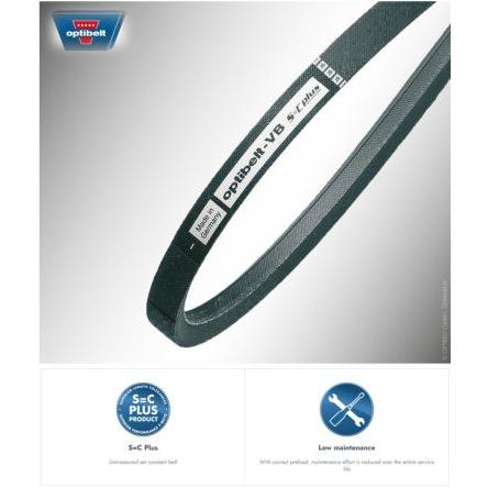 Klínový řemen A13 OPTIBELT 6984 mm, délka: 1215 mm 13 X 1215, Pryž, Chloropren 40 °C -70 °C, řada: VB S=C Plus