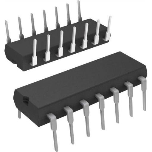 Microchip Technology PIC16F676-I/P mikrořadič PDIP-14 8-Bit 20 MHz Počet vstupů/výstupů 12