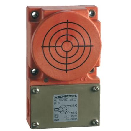Schmersal Indukční bezdotykový snímač IFL 70-385-11P Pravoúhlý M20 x 1.5 400mA IFL IP67 PnP 25 Hz 70 mm 60 V dc