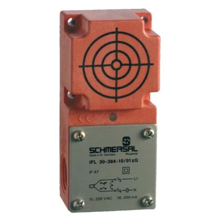 Schmersal Indukční bezdotykový snímač IFL 30-384-10/01-M20 Pravoúhlý M20 500mA IFL IP67 2vodičové 65 Hz 30 mm 250 V ac