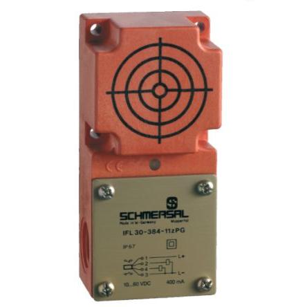 Schmersal Indukční bezdotykový snímač IFL 30-384-11P-M20 Pravoúhlý M20 400mA IFL IP67 PnP 25 Hz 30 mm 60 V dc