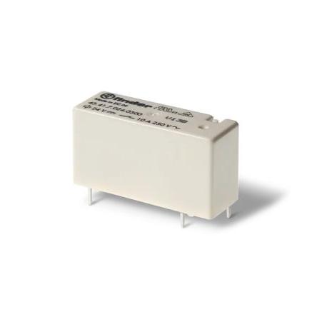 Finder Výkonové relé SPDT Montáž na plošný spoj 10A 48V dc 43