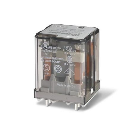 Finder Výkonové relé 3PDT Montáž na přírubu 16A 24V dc 62
