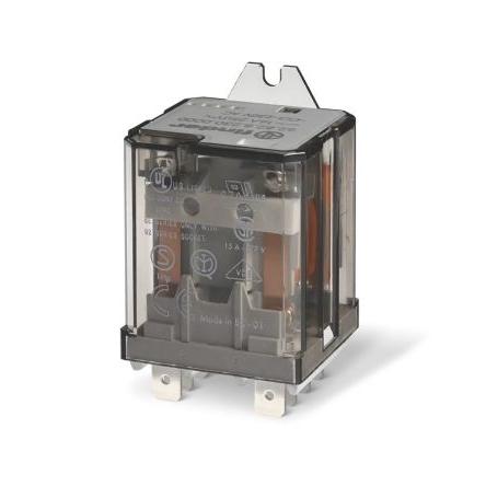 Finder Výkonové relé DPDT Montáž na přírubu 16A 230V ac 62