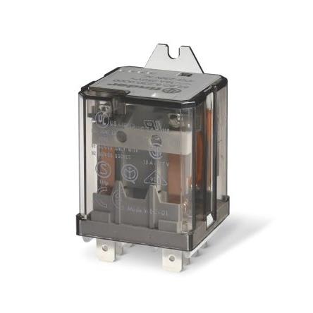 Finder Výkonové relé 2 NO Montáž na přírubu 16A 12V dc 62