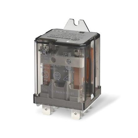 Finder Výkonové relé DPDT Montáž na přírubu 16A 24V dc 62