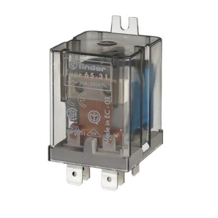 Finder Výkonové relé 1 NO Montáž na přírubu 30A 12V dc 65