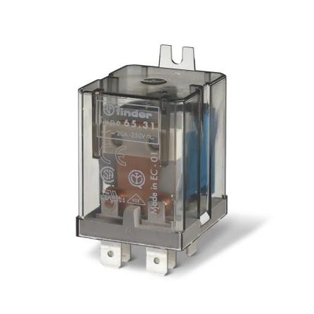 Finder Výkonové relé 1 NO Montáž na přírubu 30A 24V dc 65