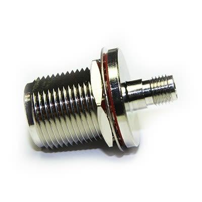 RS PRO Koaxiální adaptér, orientace těla: Rovný, 50 Ω, 18GHz, obklad těla: Nikl, Normální