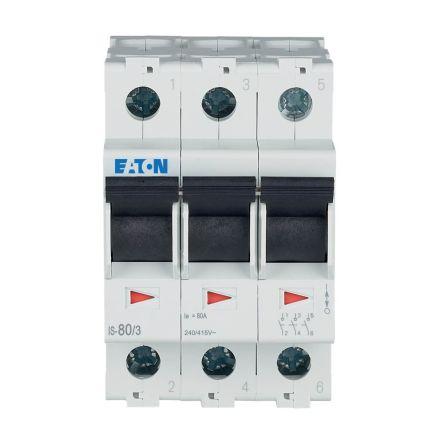 Eaton Oddělovací (hlavní) vypínač, rozsah: IS 3pólový Rozvodná deska IP40 80A 0 W