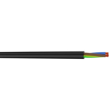AXINDUS Ohebný kabel, řada: FT 17 3žilový 100 m Elastomer plášť, Černá, 450V, 750 V 60 °C