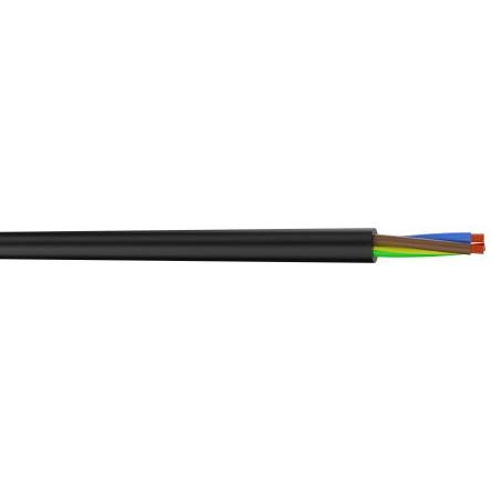 AXINDUS Ohebný kabel 3žilový 100 m Elastomer plášť, Černá, 450V, 750 V 60 °C