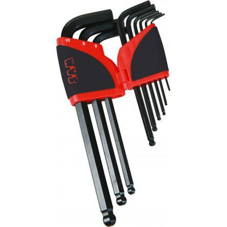 Klíč Torx, počet kusů: 9 tvar Kulatý Metrické 2.5 → 10 mm SAM
