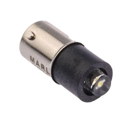 Marl Kontrolka barva světla Bílá, objímka žárovky: BA9 Jednočipové, průměr: 4.8 mm, 110V dc 750mcd