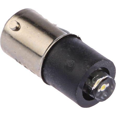 Marl LED indikátor barva světla Bílá, objímka žárovky: BA9 Jednočipové, průměr: 4.8 mm, 110V dc 750mcd