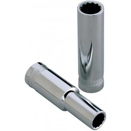 Zásuvka 1/2 in pohon 11 mm 12 bodů Dvojitý šestihran, celková délka: 82mm SAM